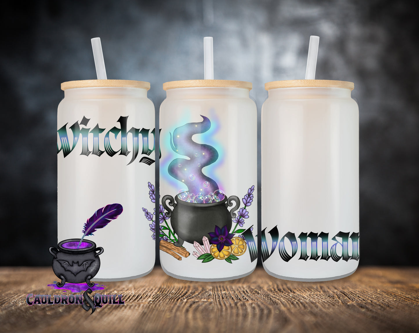 16 oz Witchy Cauldron Tumbler File