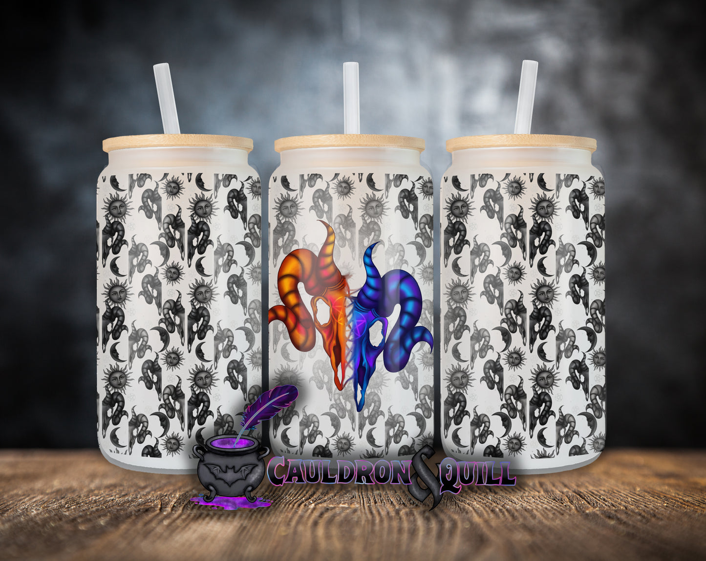 16 oz Celestial Ram Tumbler