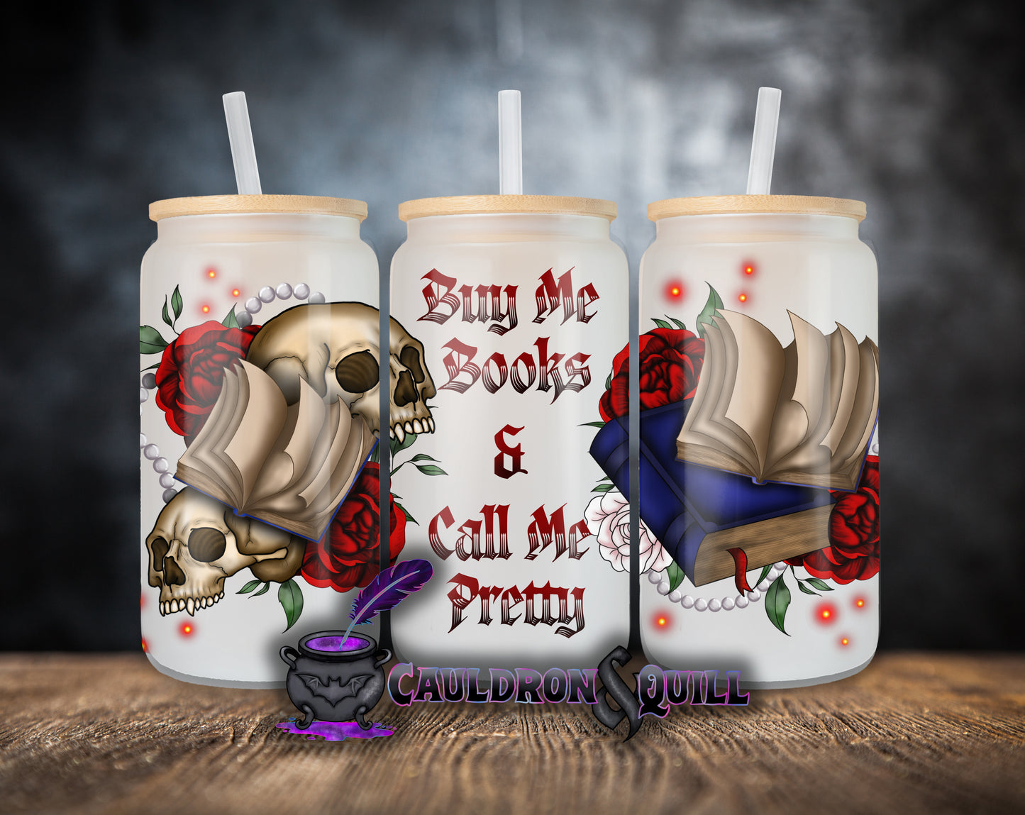 16 oz Pretty Books Tumbler