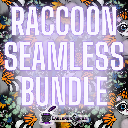 Raccoon Seamless Bundle
