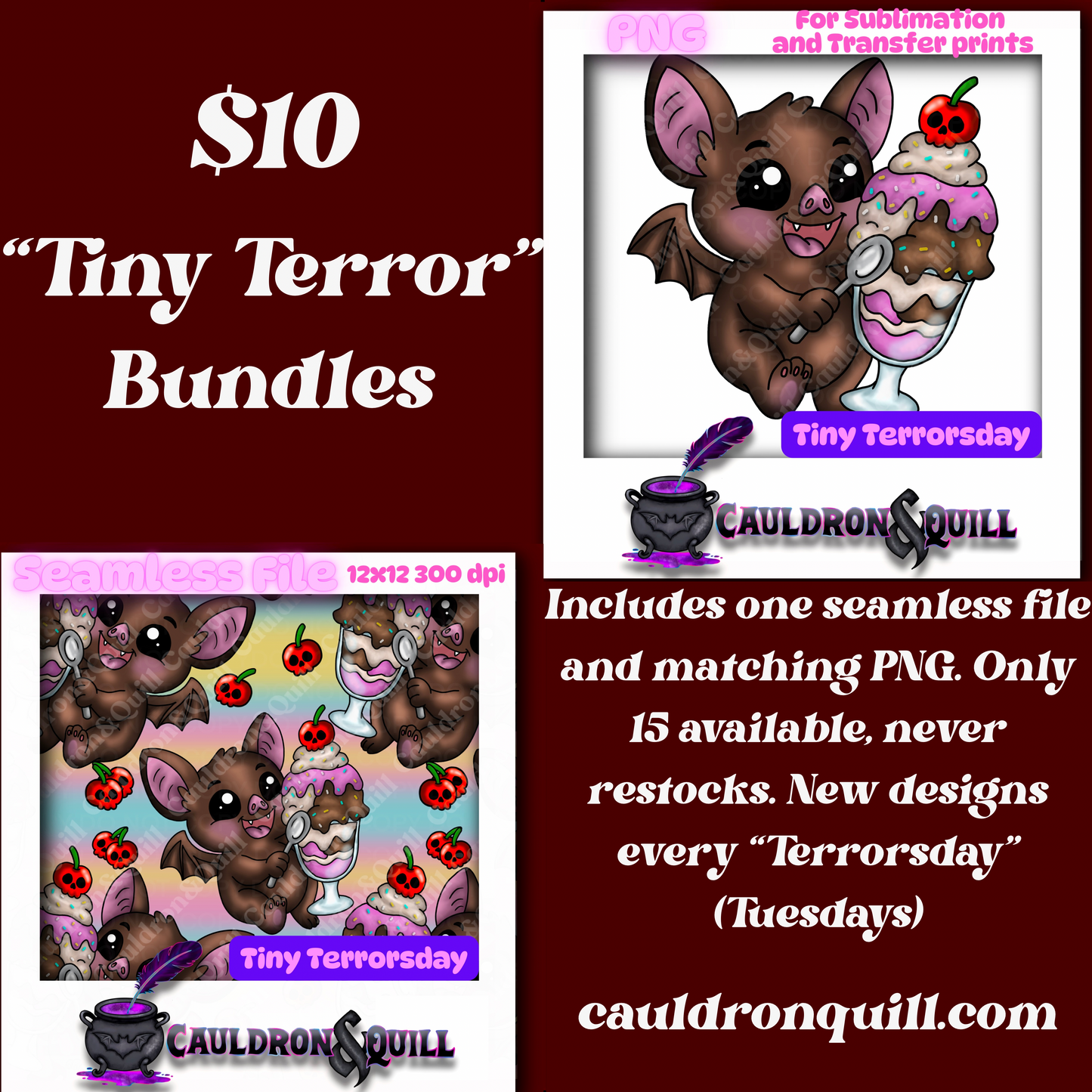 Tiny Terror-Bat Sundae