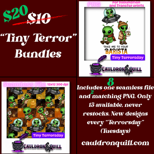 Tiny Terror-Basic Alien-TEN FILES!