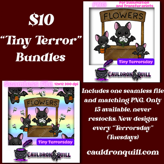 Tiny Terror-Bat Flower Shop