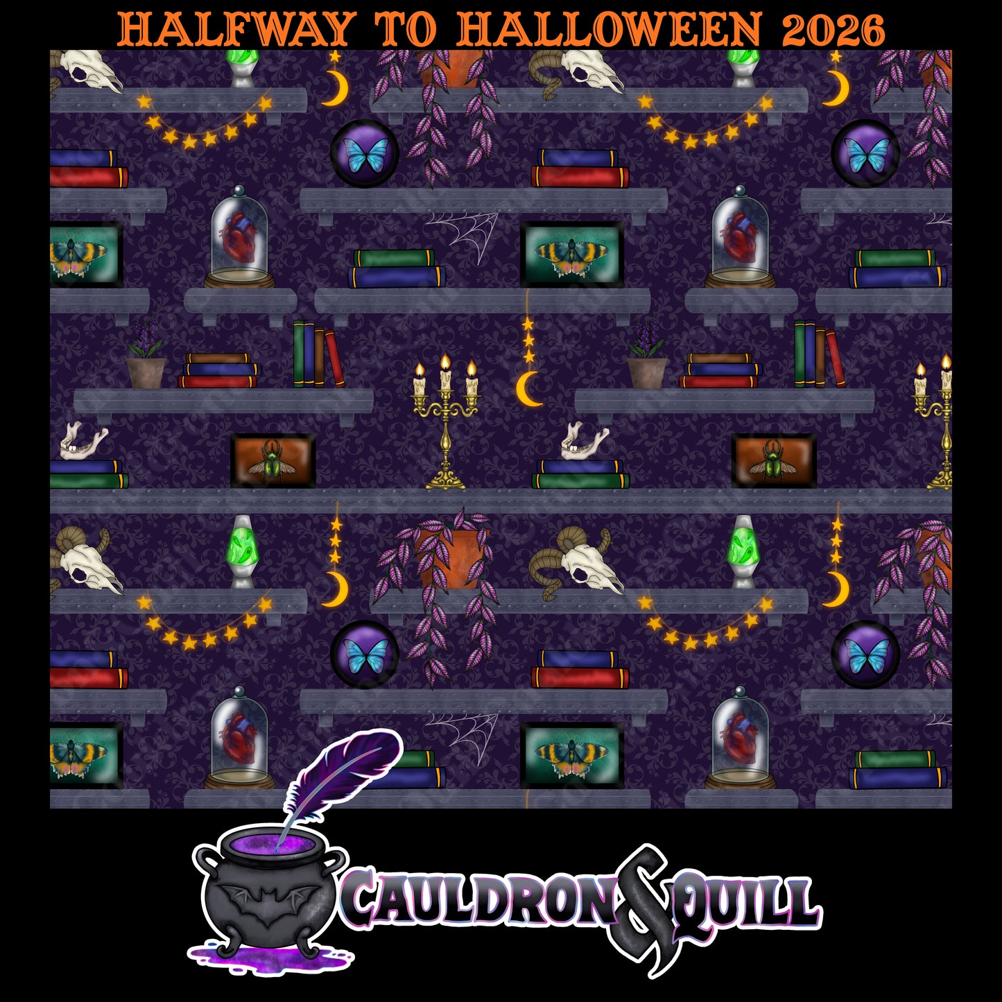 Spooky Shelf Seamless