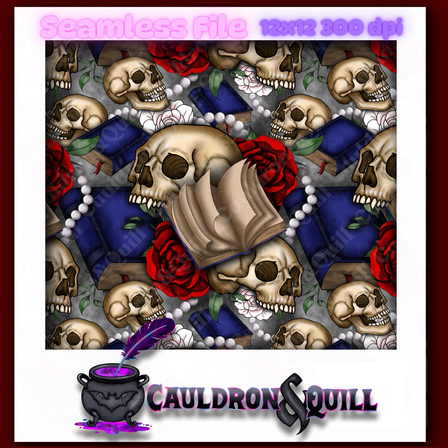 Vampire Romance Seamless