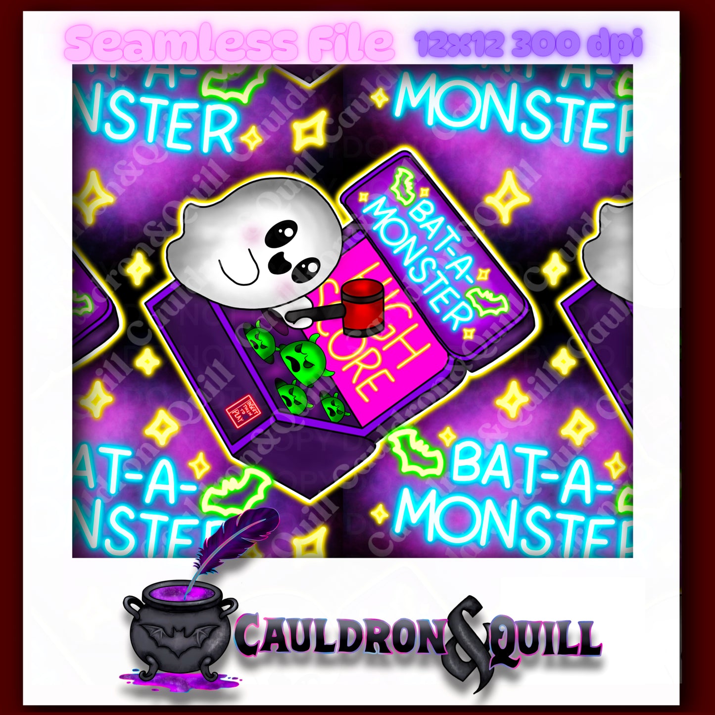 Neon Nightmare Seamless Bundle