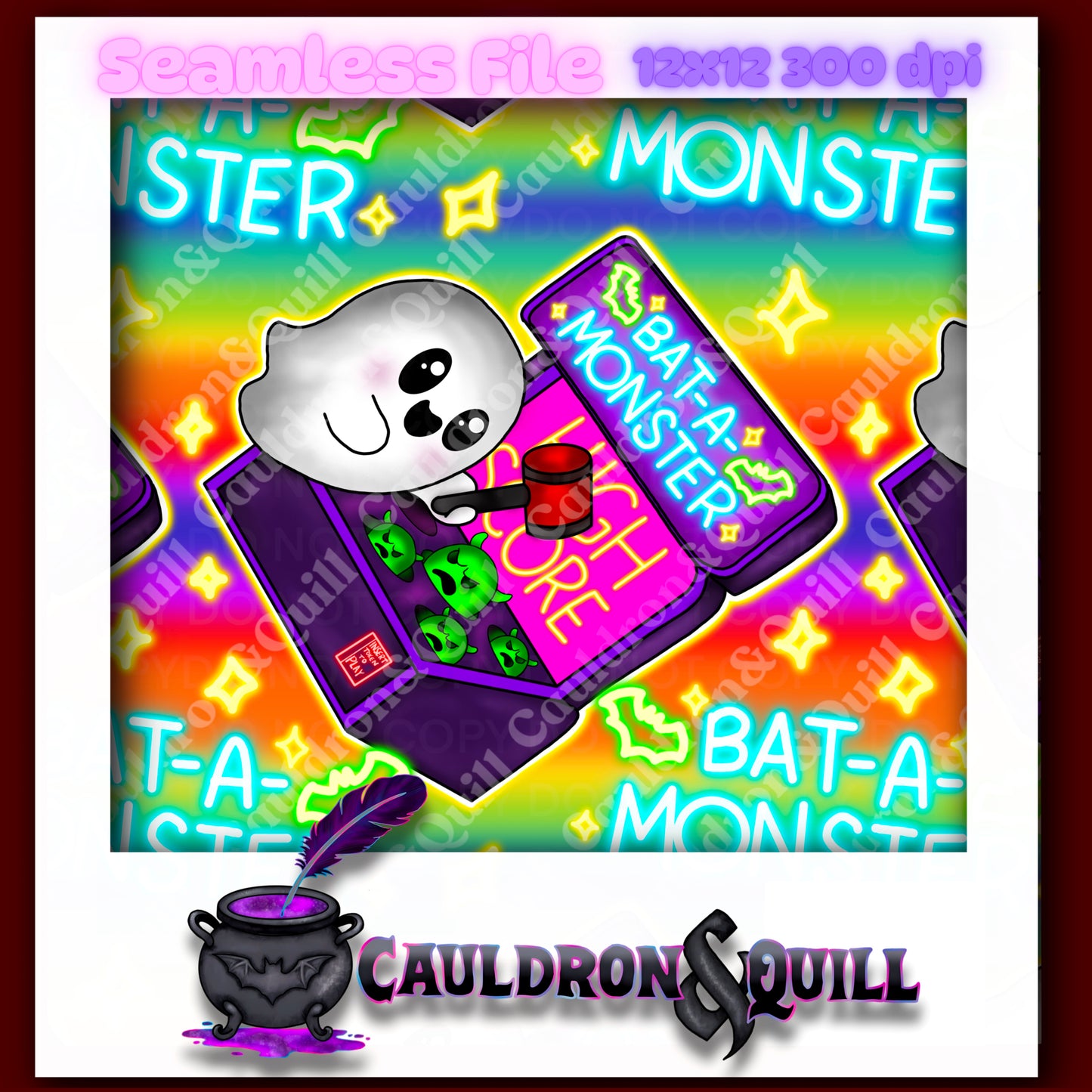 Neon Nightmare Seamless Bundle