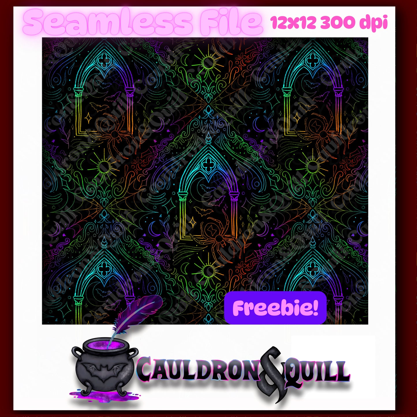Rainbow Spider-FREEBIE