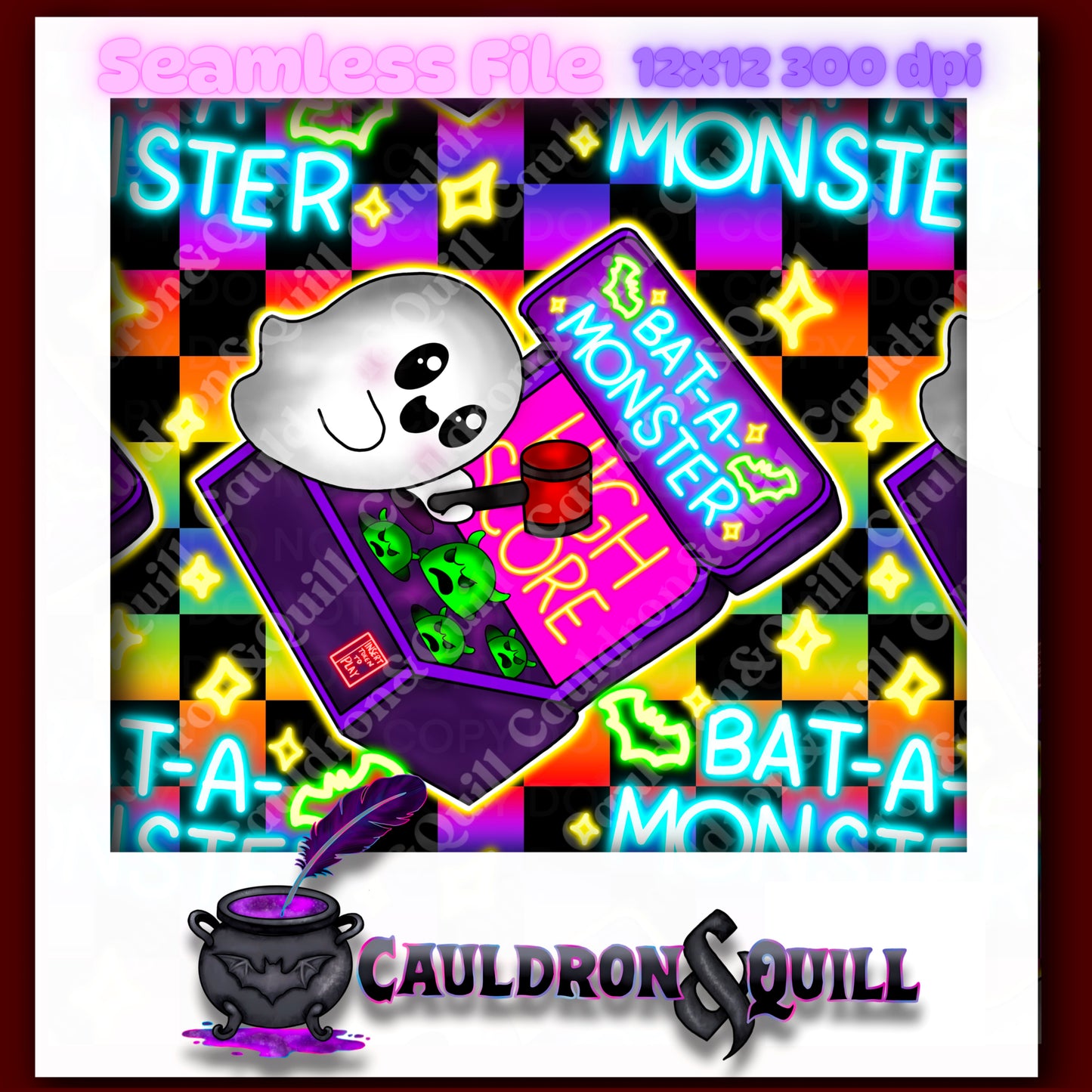 Neon Nightmare Seamless Bundle