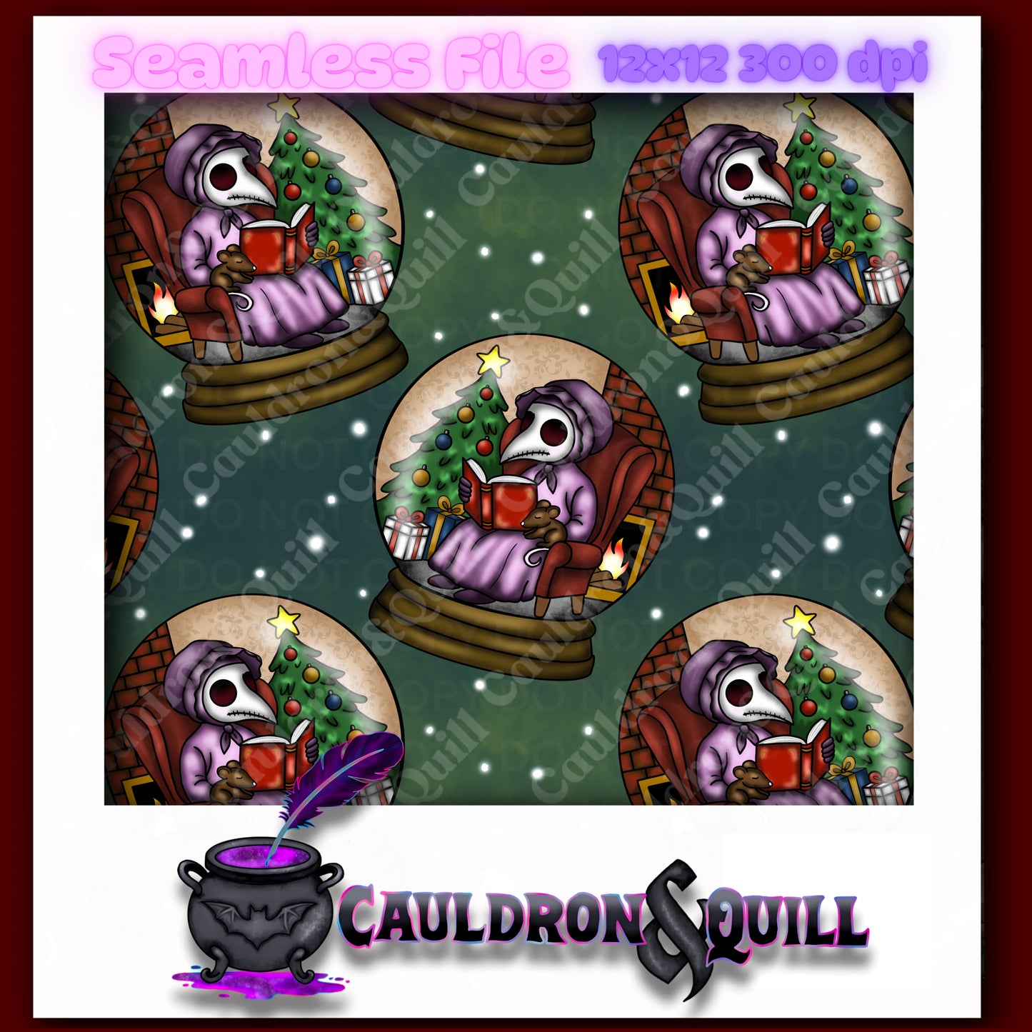 Plagued Holiday Seamless Bundle