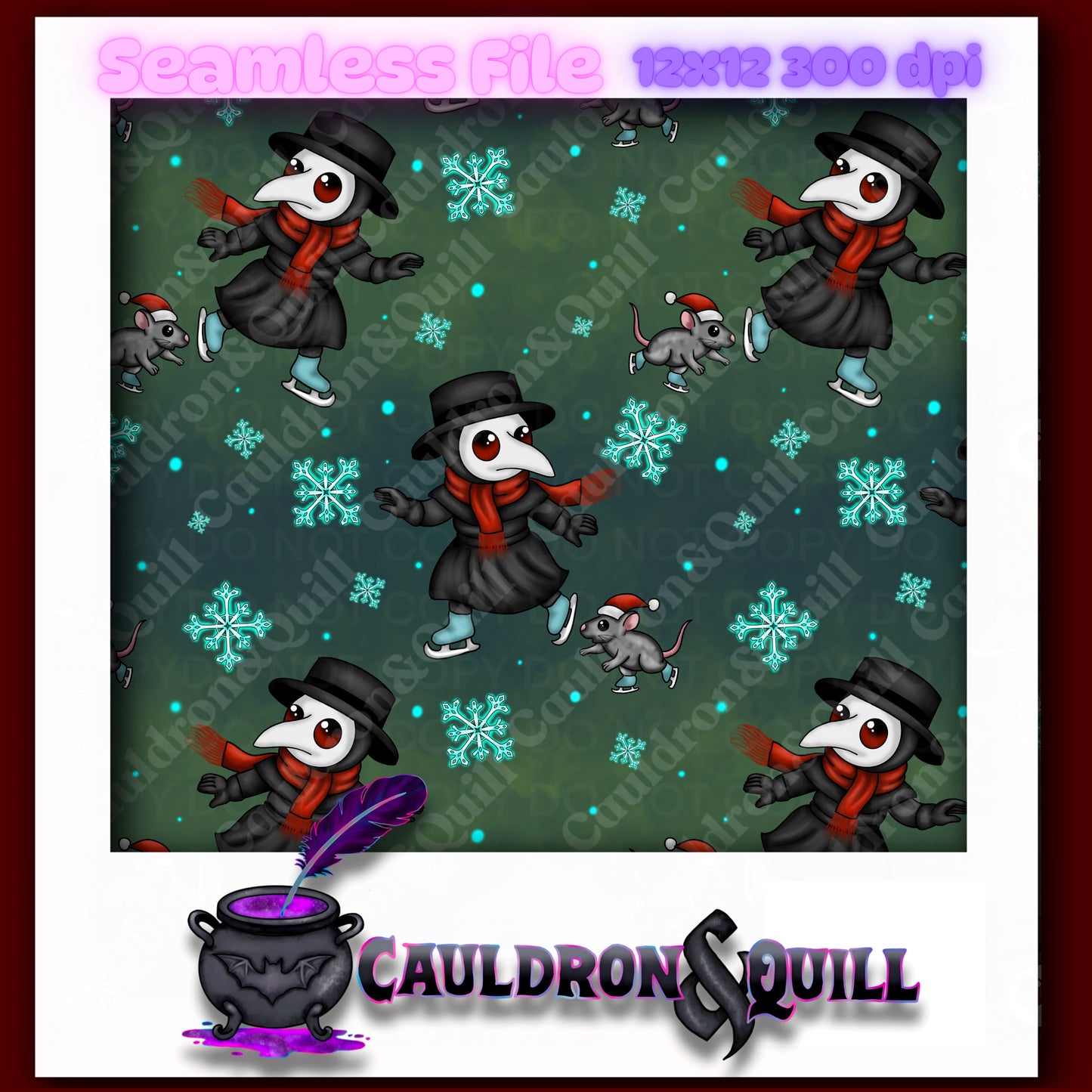 Plagued Holiday Seamless Bundle