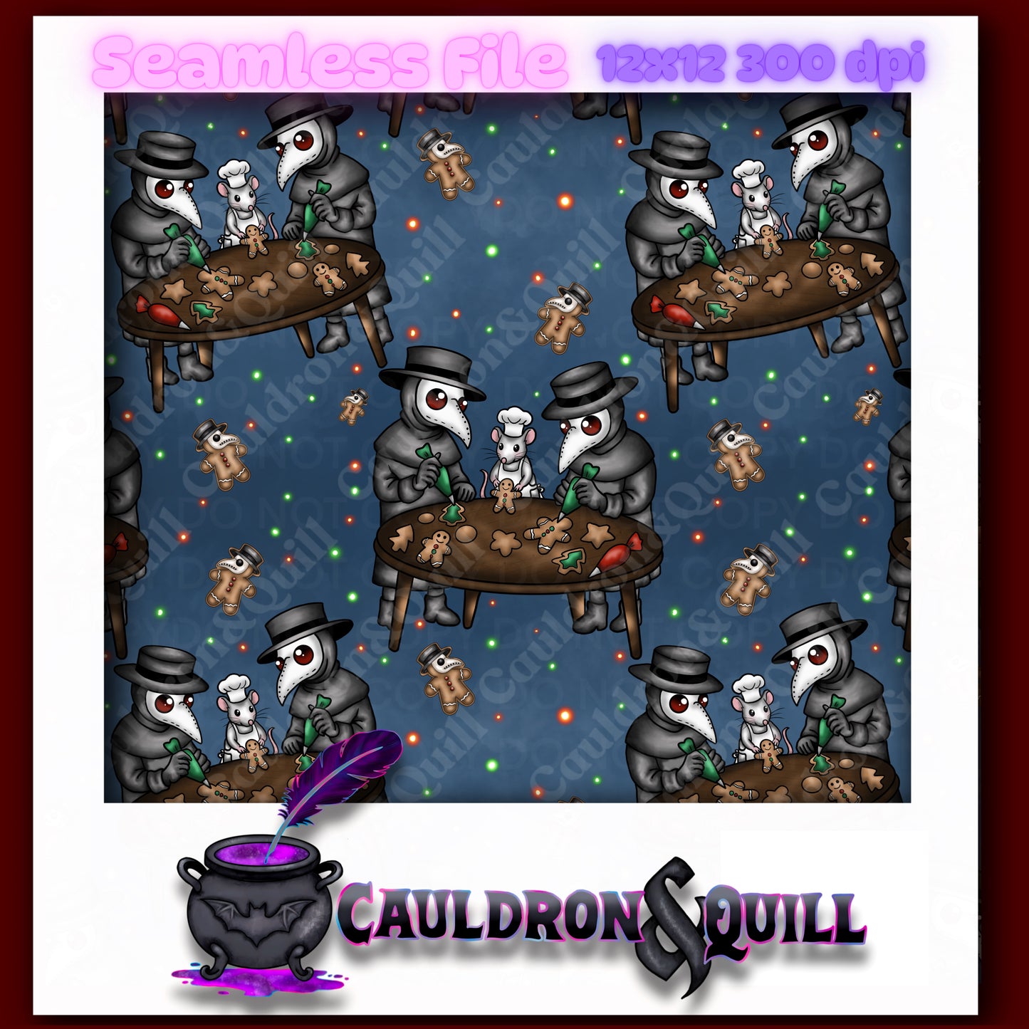 Plagued Holiday Seamless Bundle