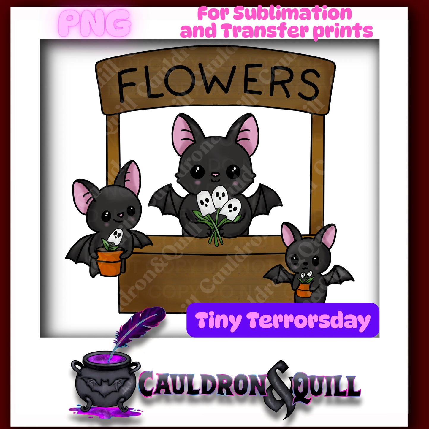 Tiny Terror-Bat Flower Shop