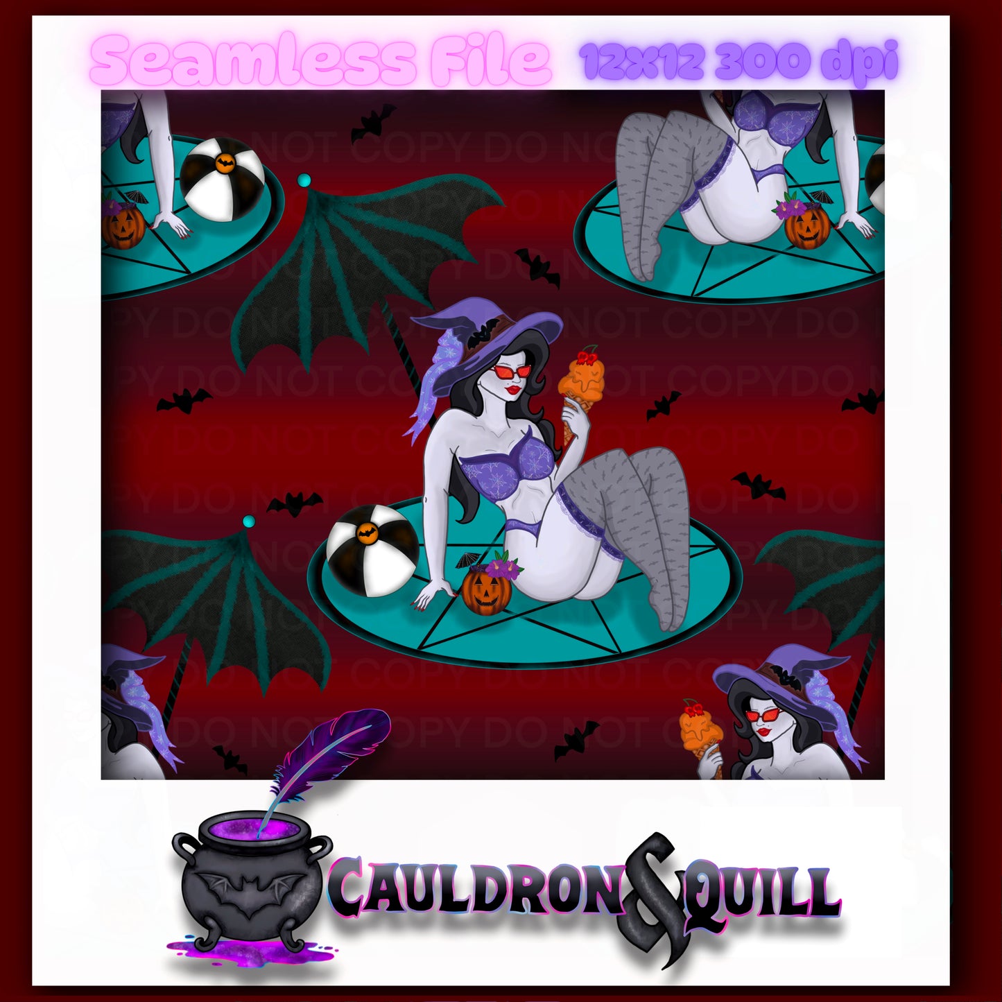 Beach Ghoul Seamless