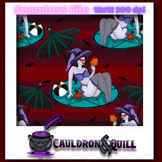 Beach Ghoul Seamless