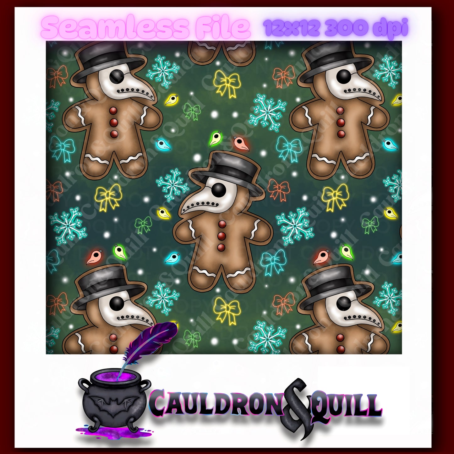 Plagued Holiday Seamless Bundle