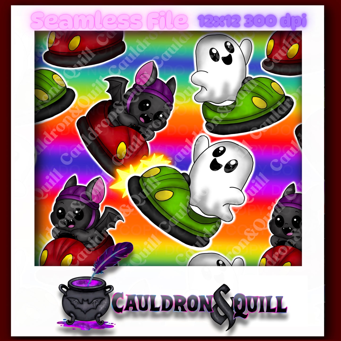 Neon Nightmare Seamless Bundle