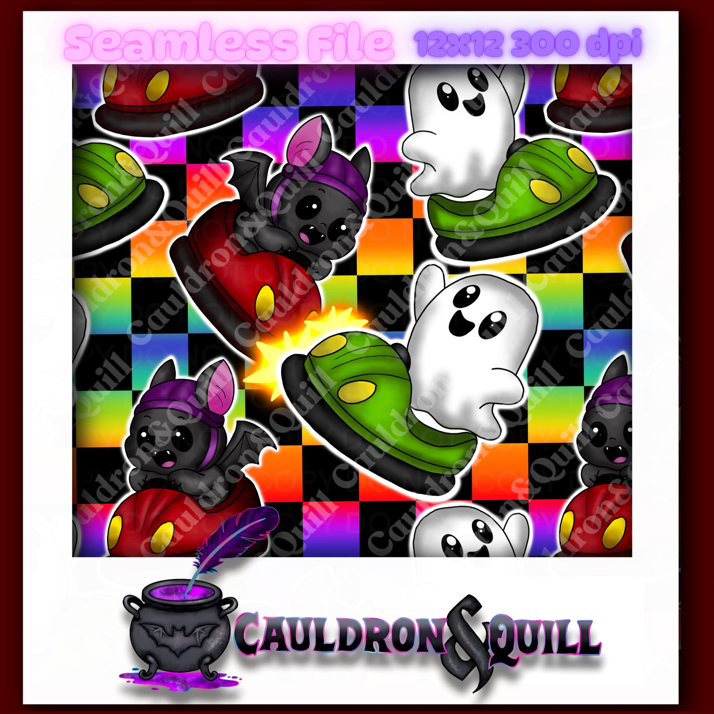 Neon Nightmare Seamless Bundle