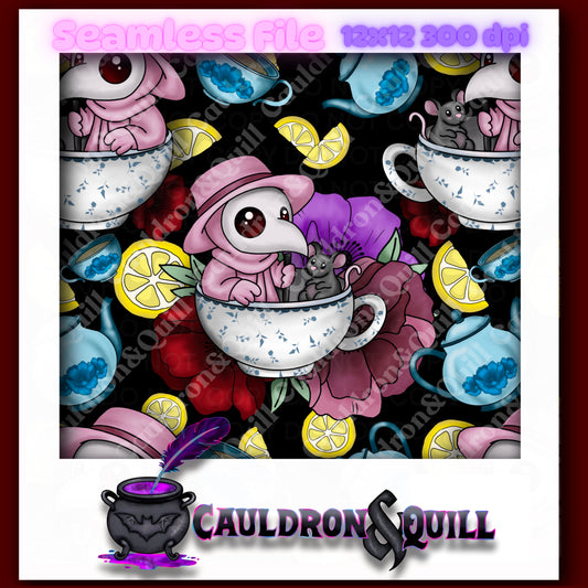 Plague Tea Seamless
