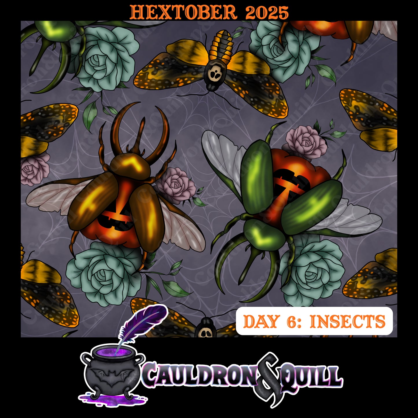 Day 6-Insects Seamless