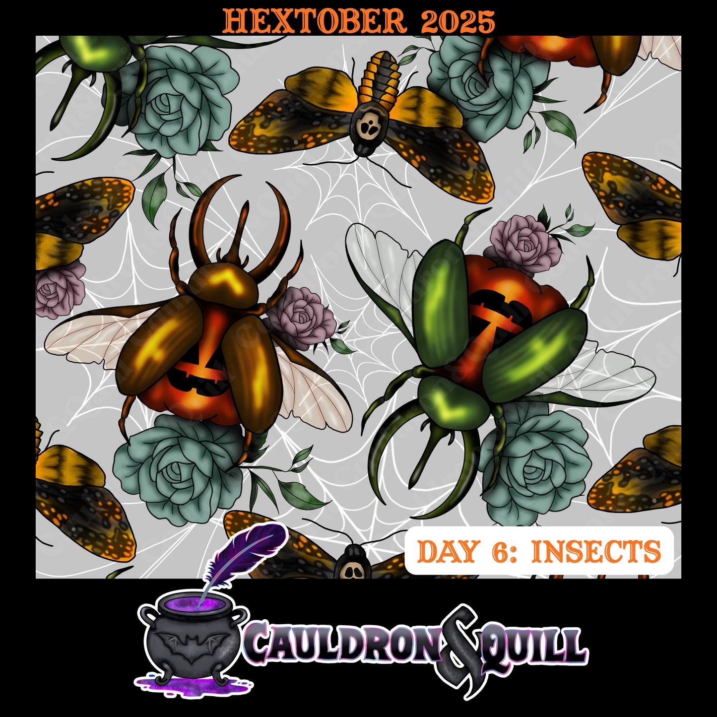 Day 6-Insects Seamless