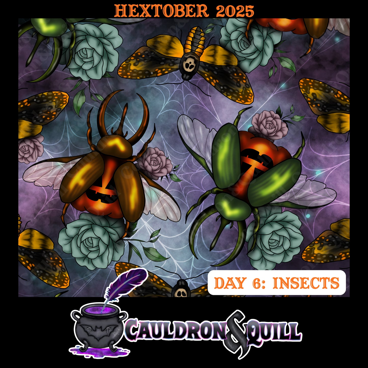 Day 6-Insects Seamless