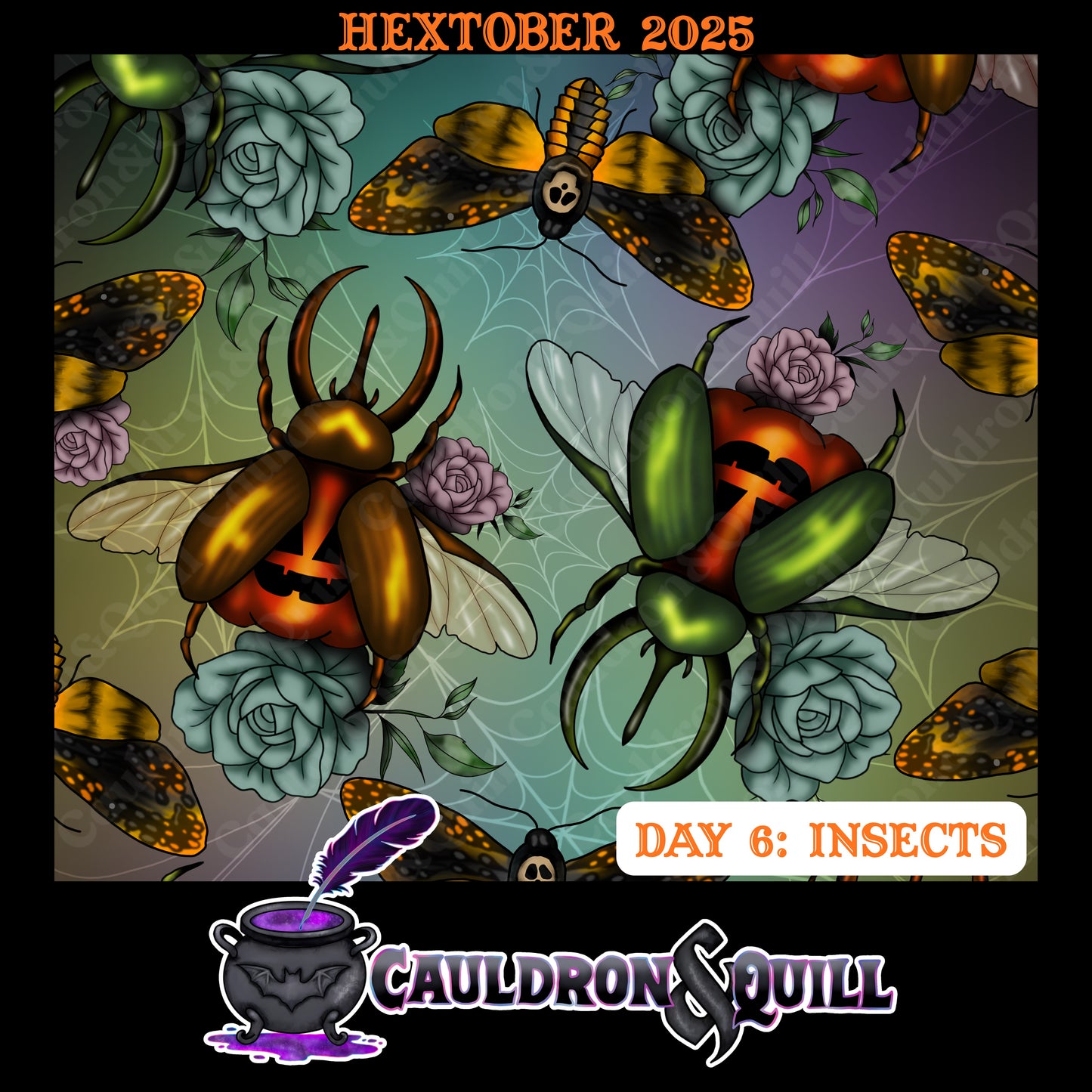 Day 6-Insects Seamless