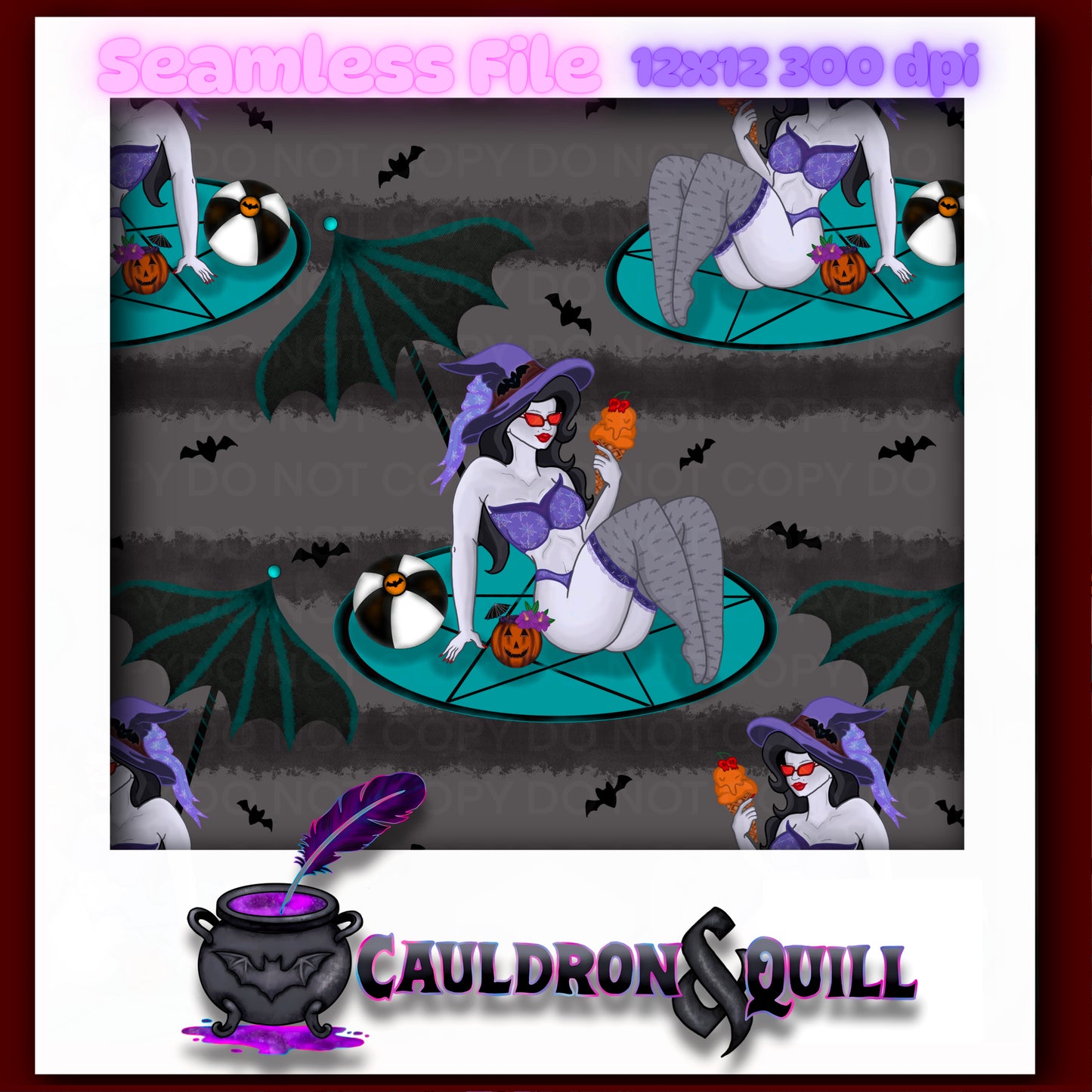 Beach Ghoul Seamless