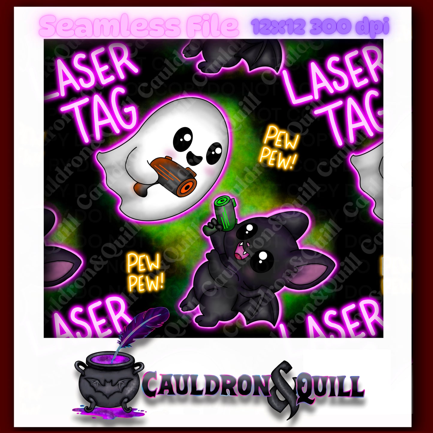 Neon Nightmare Seamless Bundle