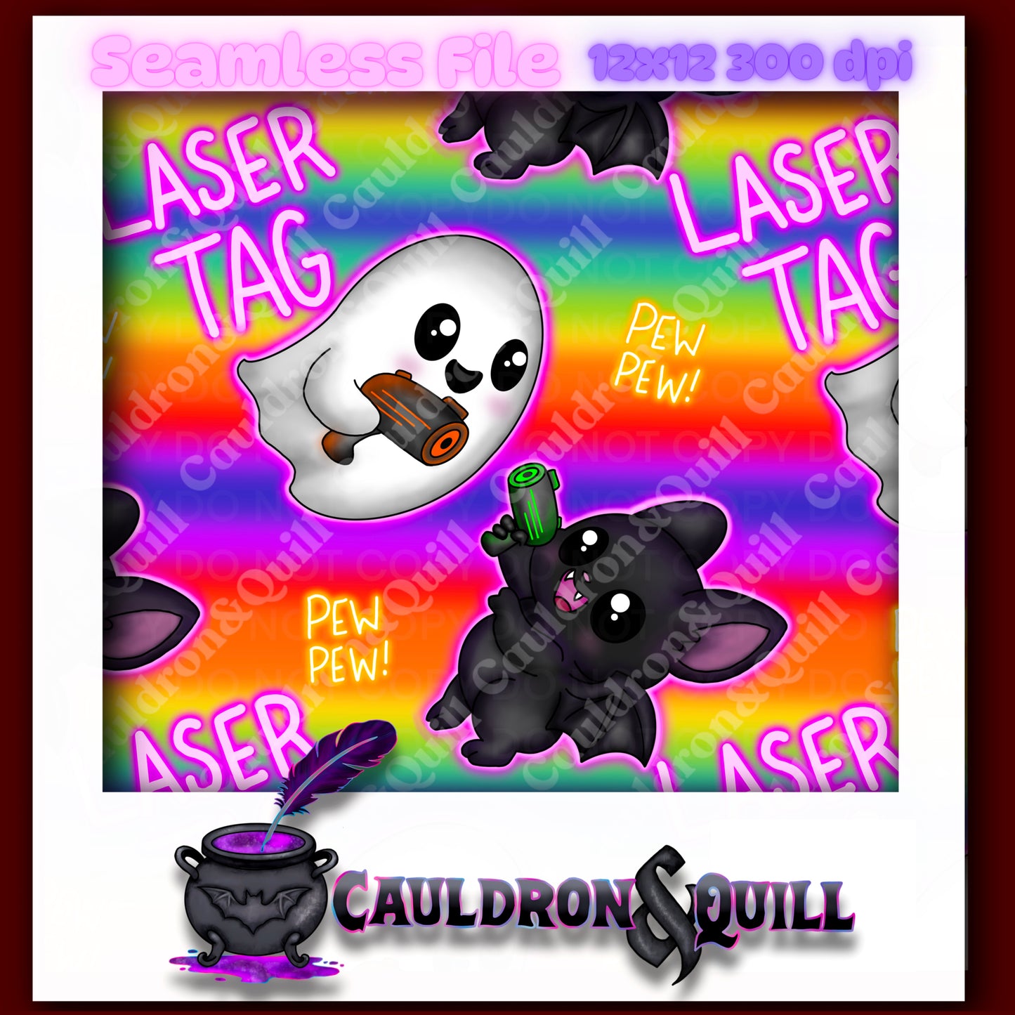 Neon Nightmare Seamless Bundle