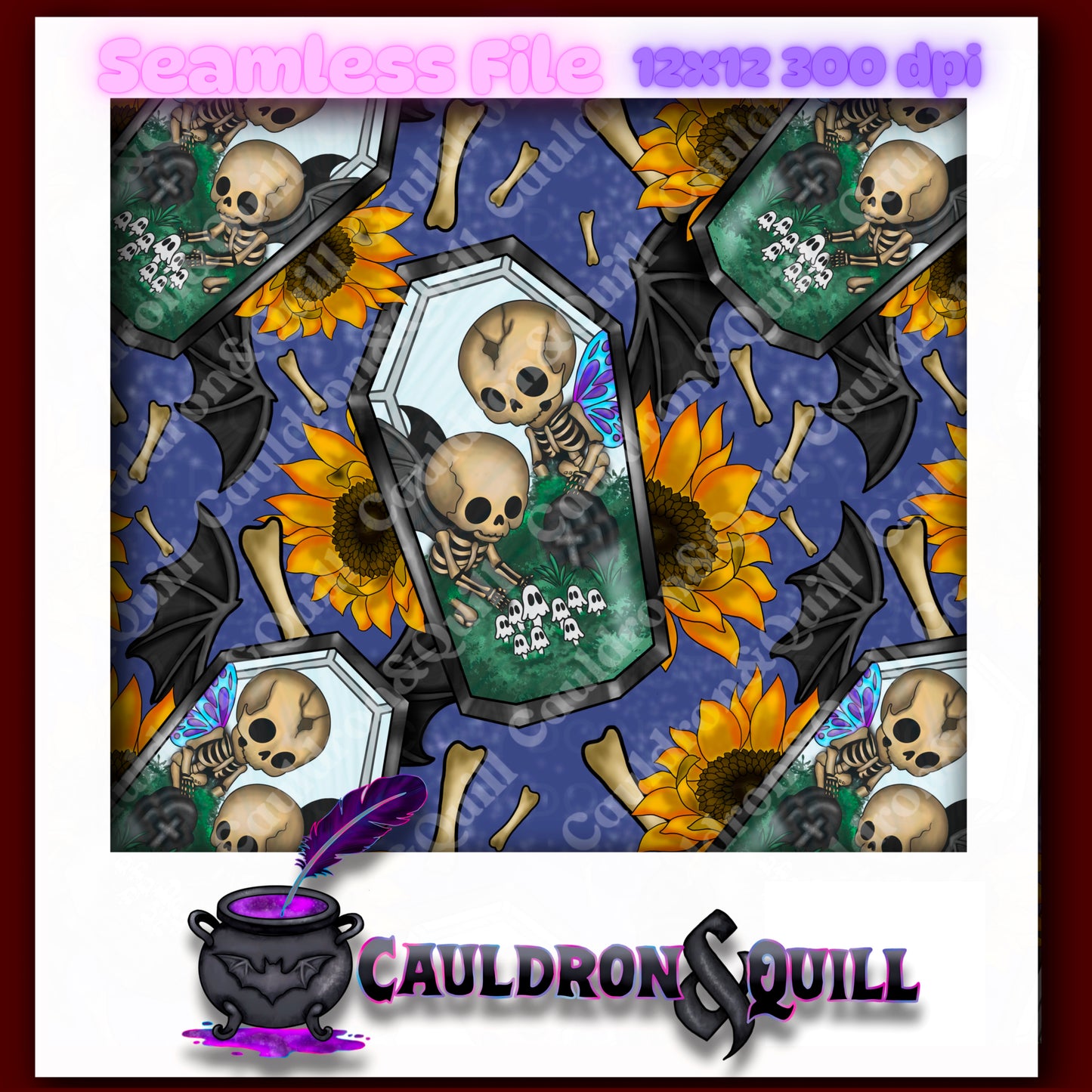 Graveyard Gardener Seamless