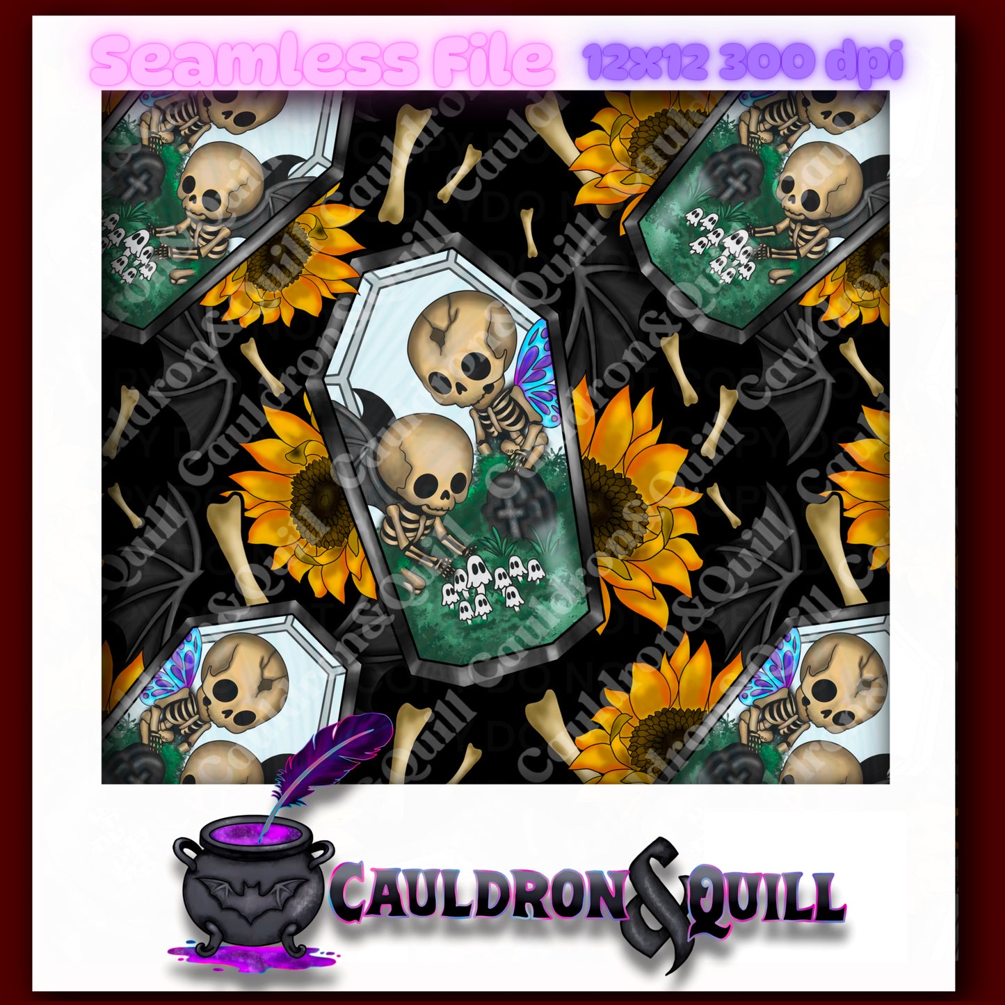 Graveyard Gardener Seamless