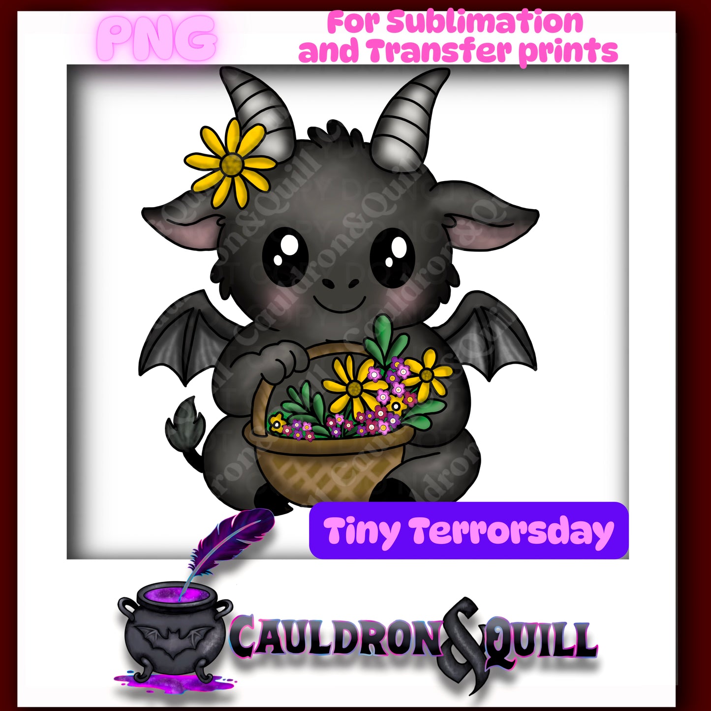 Tiny Terror-Floral Baphy