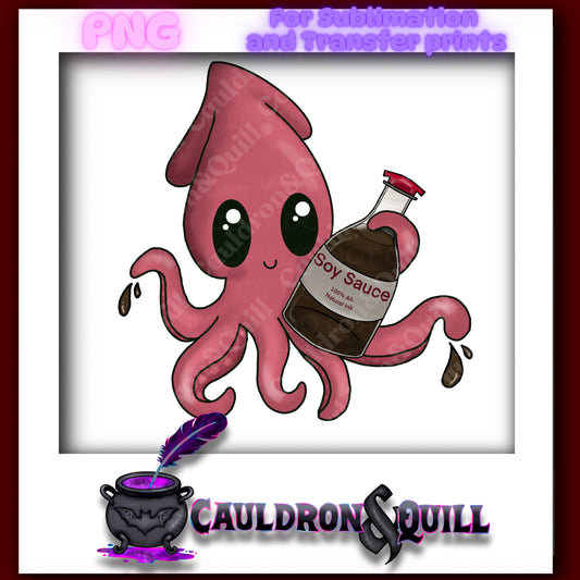 Ink Squid Soy Sauce Sub and Seamless Bundle