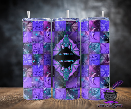 20/30 oz Celestial Bat Tumbler File