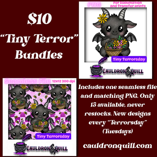 Tiny Terror-Floral Baphy