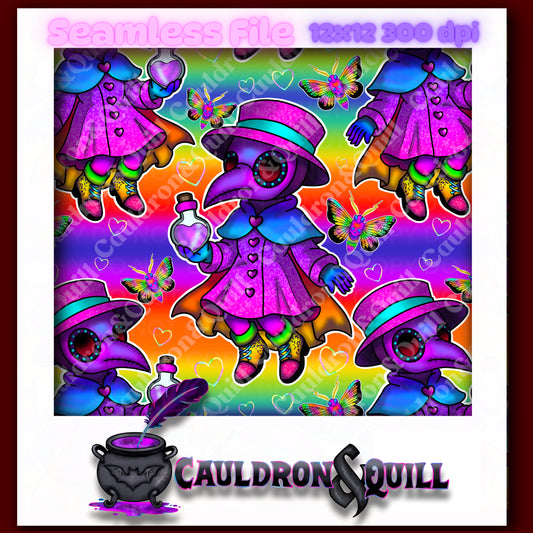 Plague Doctor Seamless