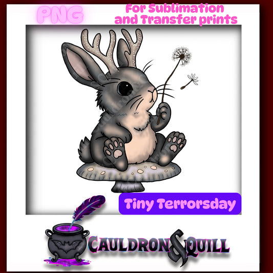 Tiny Terror-Cottagecore Jackalope