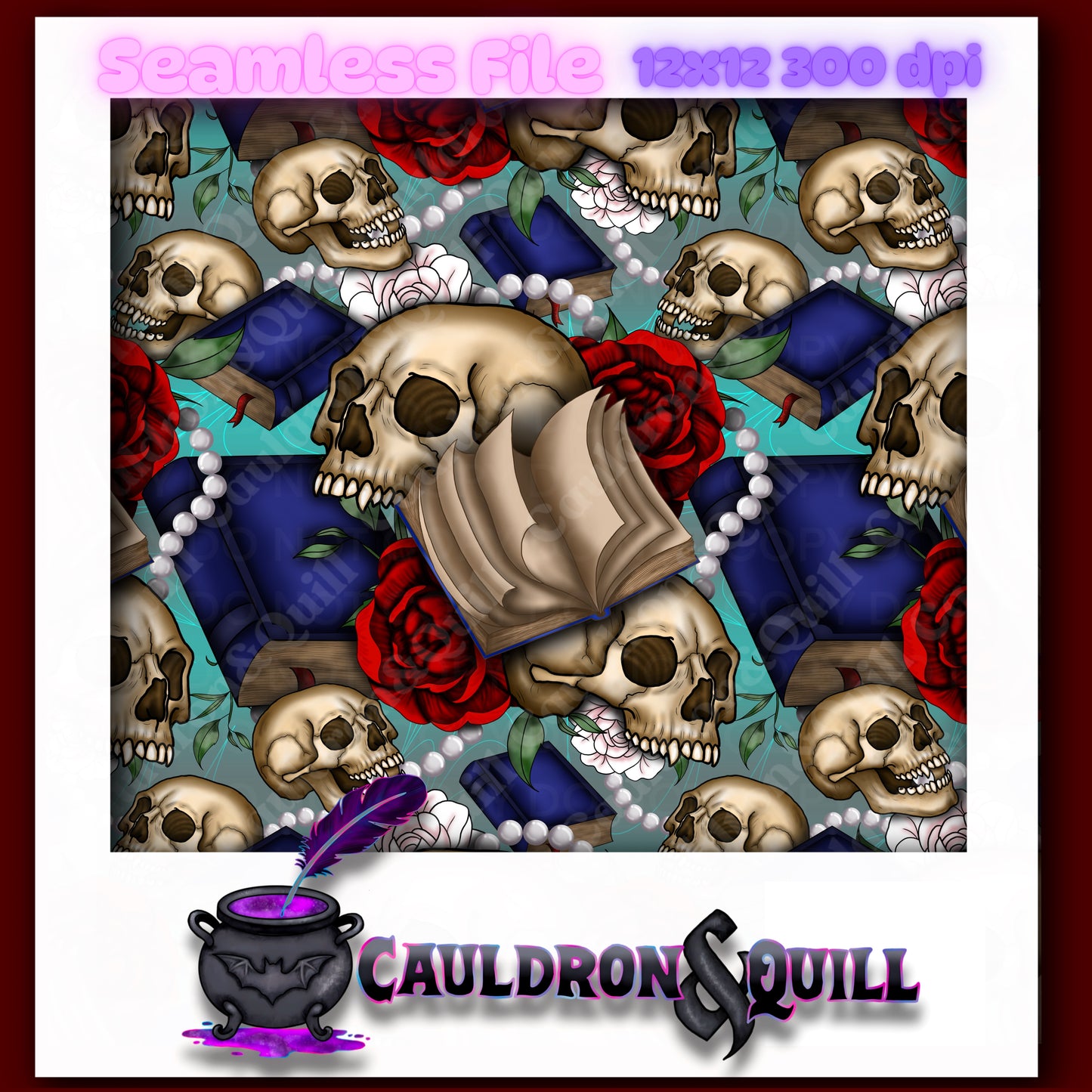 Vampire Romance Seamless