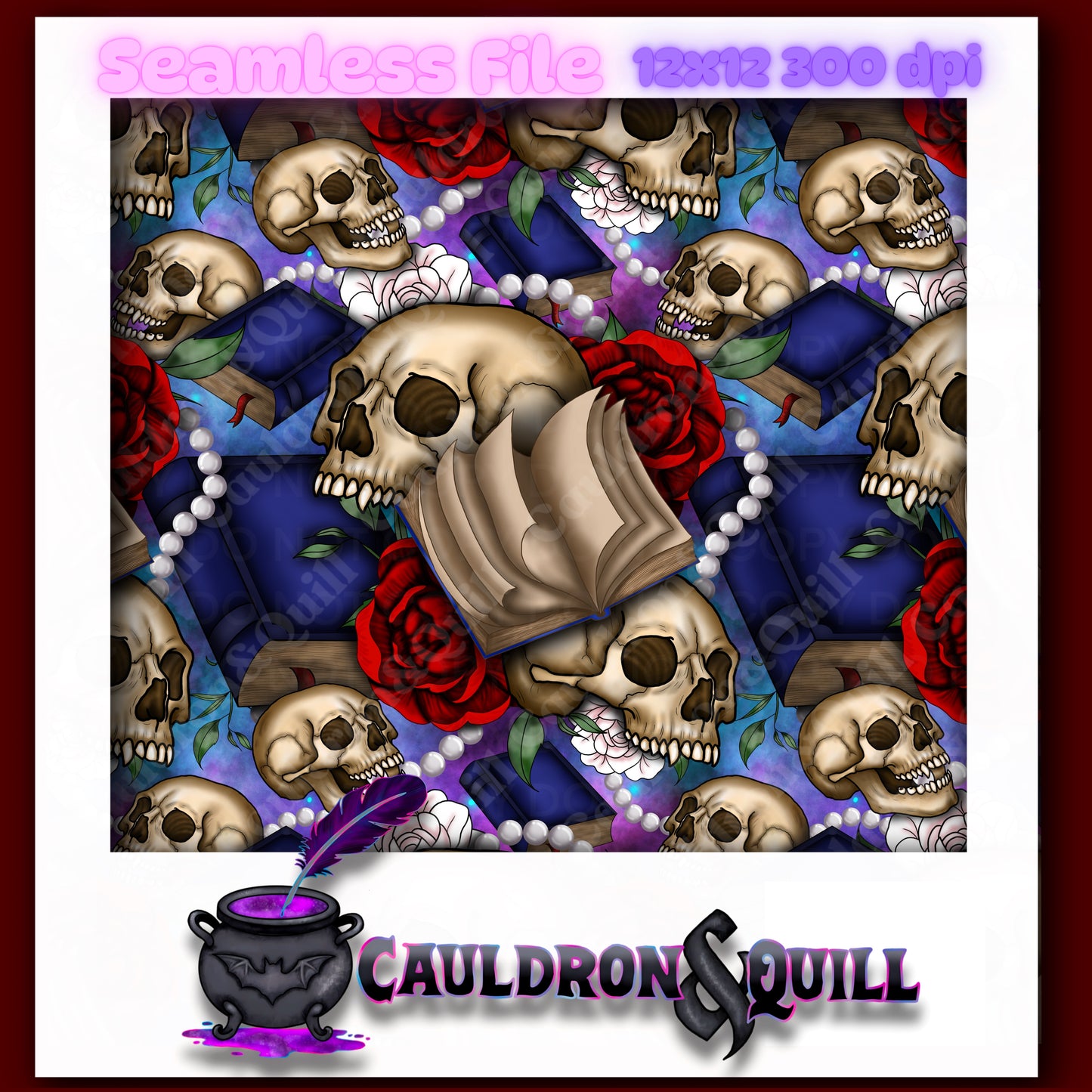 Vampire Romance Seamless