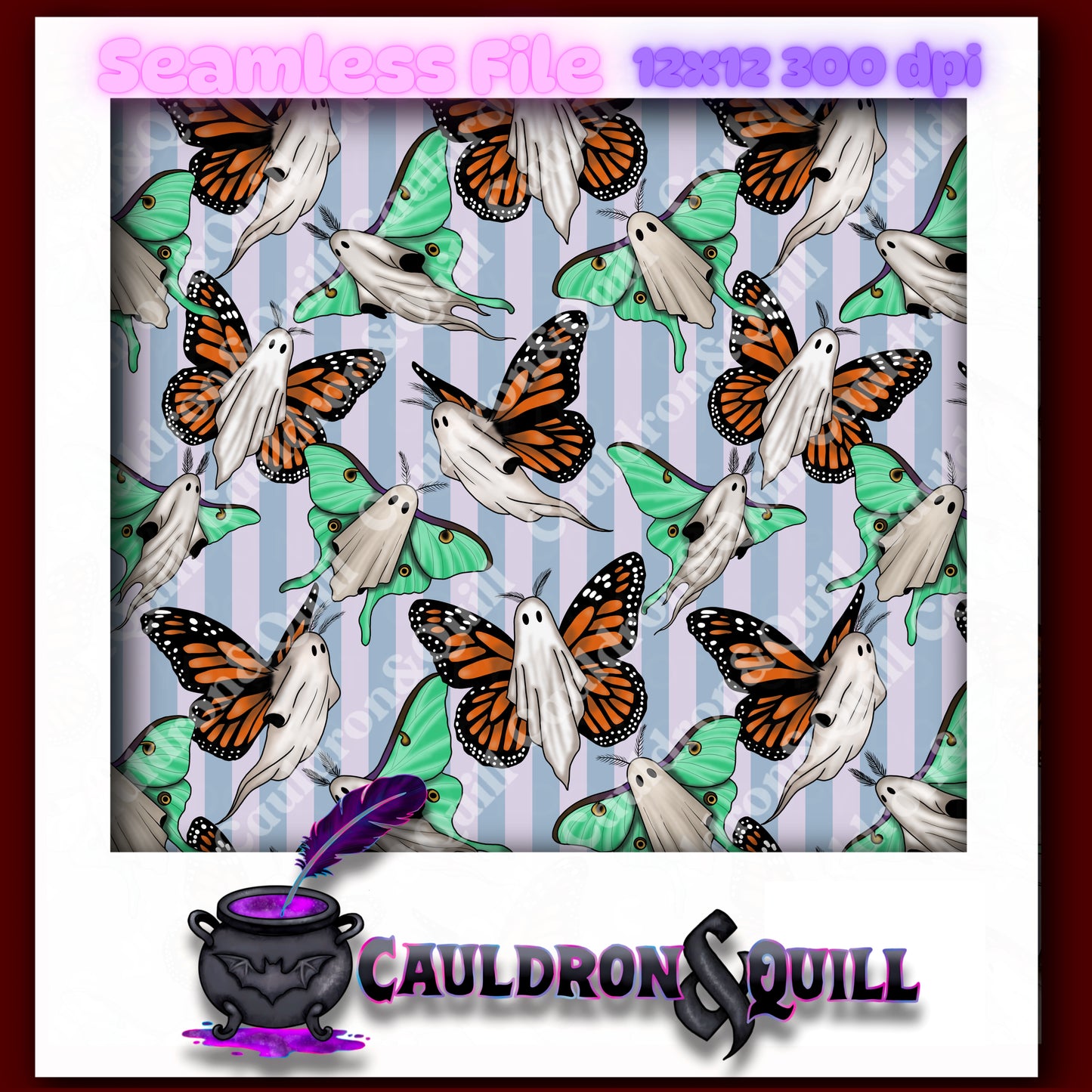 Flying Ghost Seamless