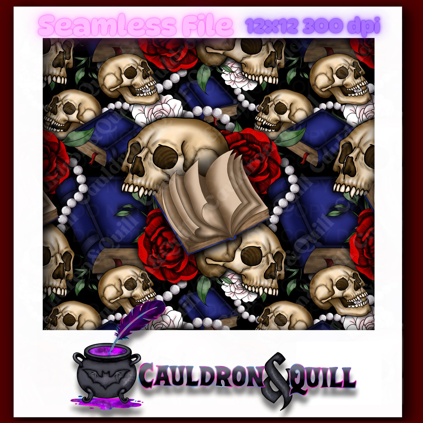 Vampire Romance Seamless