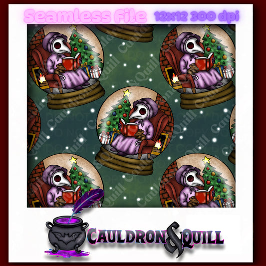 Snowglobe Storytime Seamless