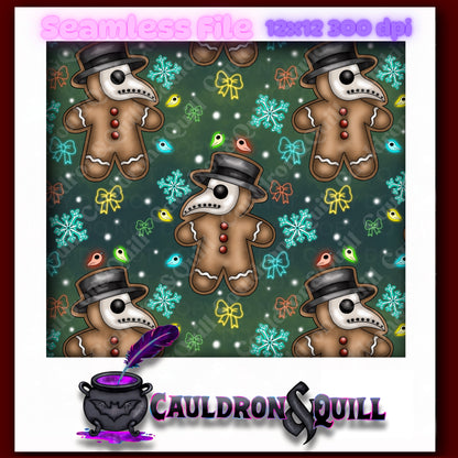 Plagued Holiday Seamless Bundle