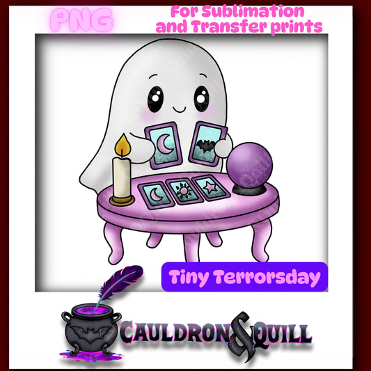 Tiny Terror-Ghost Tarot