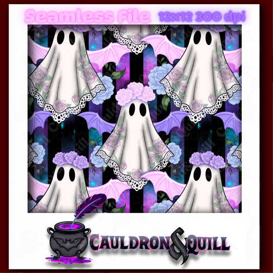 Bat Ghost Seamless