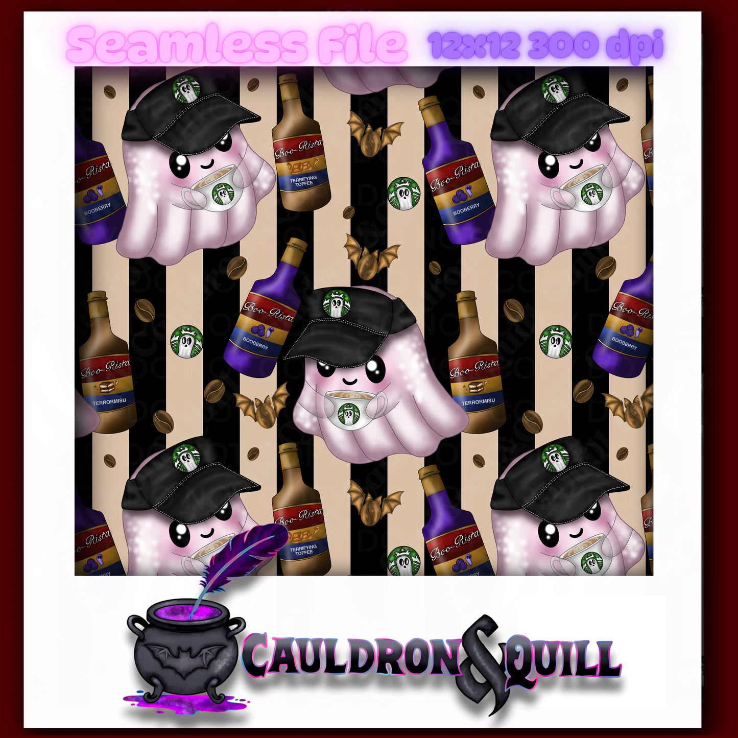 Scream and Sugar Seamless