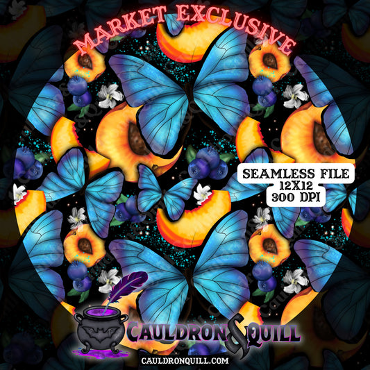 Morpho Butterfly Seamless