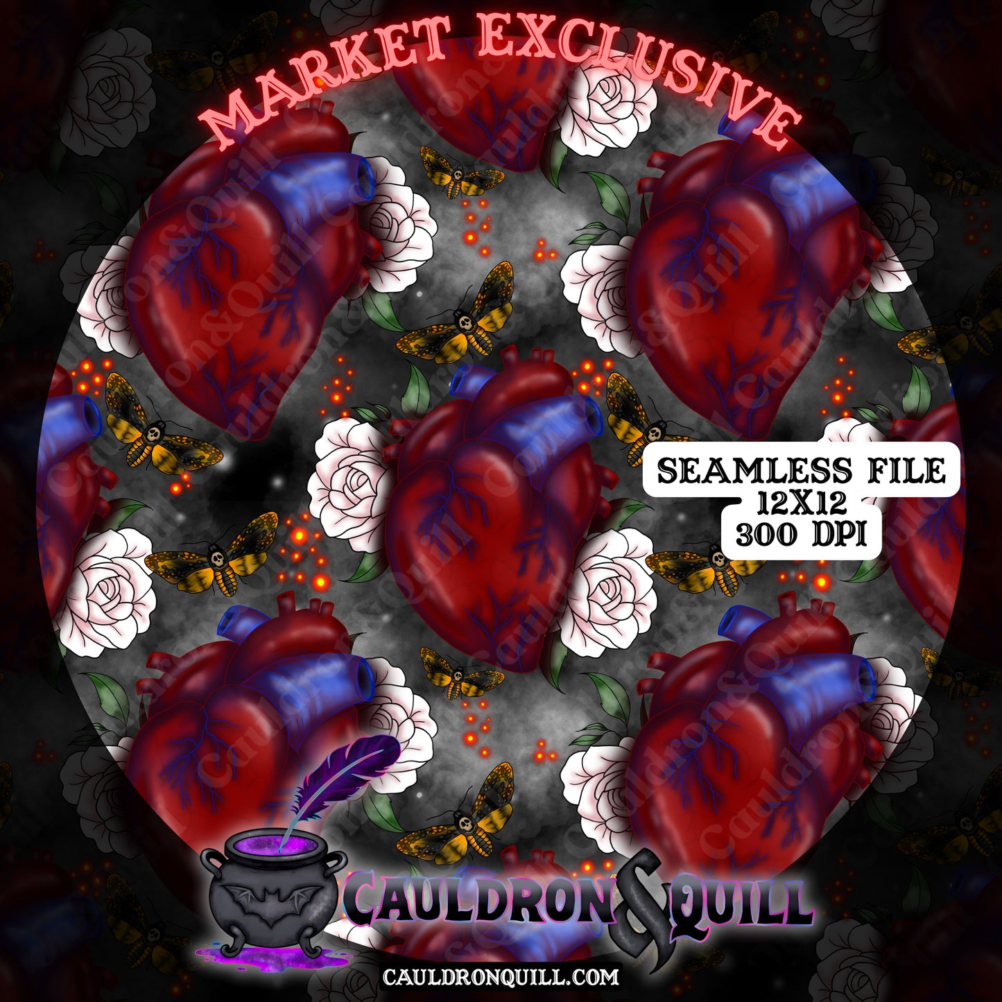 Anatomical Heart Seamless