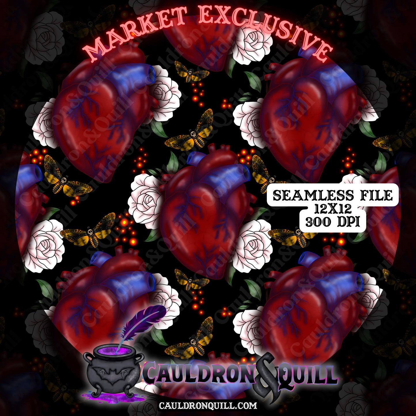 Anatomical Heart Seamless